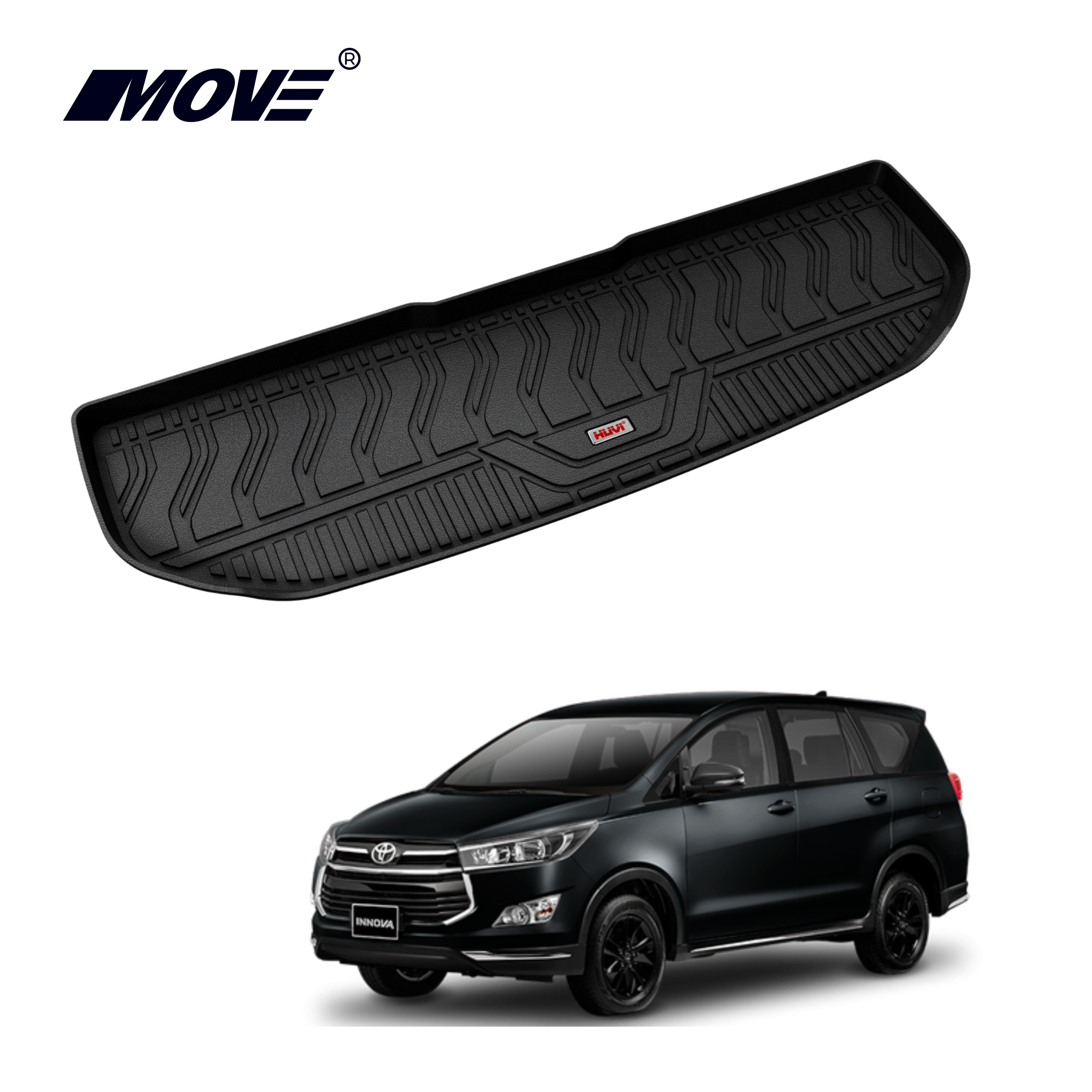 All-Weather 3D Trunk Mat Perfect Fit for Toyota Innova (2016 - 2023) 3 All weather 3D trunk mat perfect fit for Toyota Innova