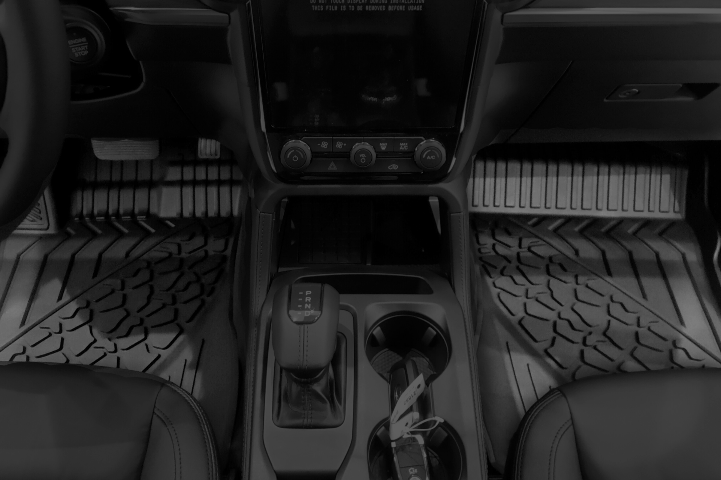 All-weather 3D Floor Mats Perfect Fit for Ford Ranger - Injection Molding Mat 18 3D Car Floor Mats for Ford Everest 7-Seater