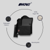 All-Weather 3D Floor Mats Perfect Fit for Suzuki XL7