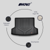 All weather 3D trunk mat perfect fit for Mitsubishi Attrage