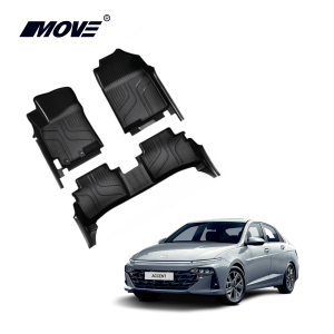 All weather 3D floor mats perfect fit for Hyundai Accent (2018 - 2023)