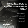 All weather 3D floor mats perfect fit for Hyundai Accent 2024+
