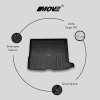 All weather 3D trunk mat perfect fit for Mercedes GLC (2016 - 2022)