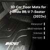 All-Weather 3D Floor Mats Perfect Fit for Honda BR-V 12 All weather 3D floor mats perfect fit for Honda BR-V 2024