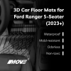 All-weather 3D Floor Mats Perfect Fit for Ford Ranger - Injection Molding Mat 11 3d floor mats FORD RANGER ZINGMOVE
