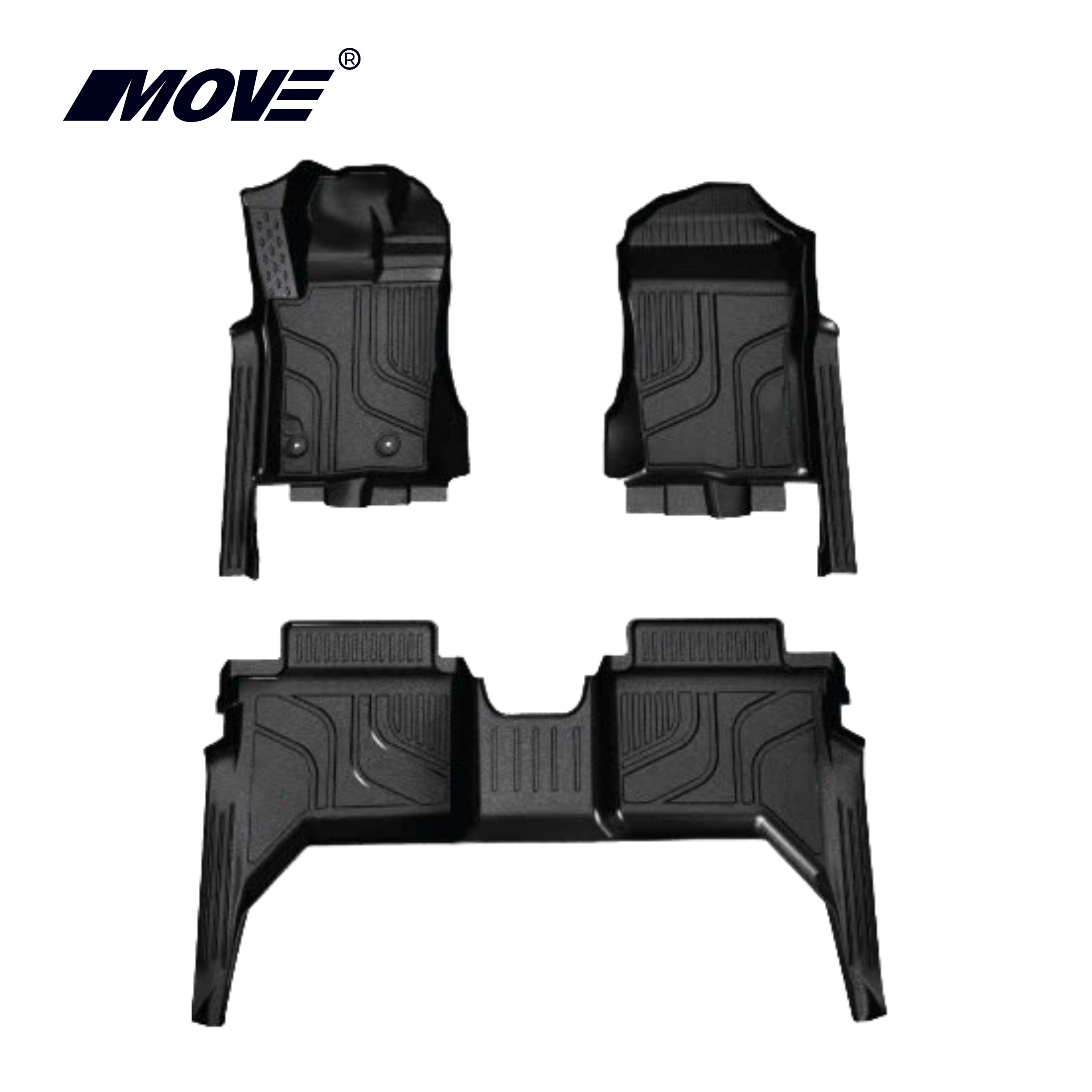 All-weather 3D Floor Mats Perfect Fit for Ford Ranger - Vacuum Forming Mat 16 3D floor mats FORD RANGER ZINGMOVE VACUUM