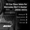 All-Weather 2D Floor Mats Perfect Fit for Mercedes GLC (2016 - 2022)