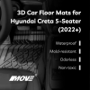 All-Weather 3D Floor Mats Perfect Fit for Hyundai Creta 13 All weather 3D floor mats perfect fit for Hyundai Creta