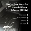 All weather 3D floor mats perfect fit for Hyundai Venue