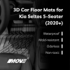 All weather 3D floor mats perfect fit for Kia Seltos