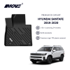 All weather 3D floor mats perfect fit for Hyundai Santa FE (2019 - 2020)