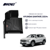 All weather 3D floor mats perfect fit for Hyundai Santa FE 2024+