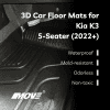 All weather 3D floor mats perfect fit for Kia K3